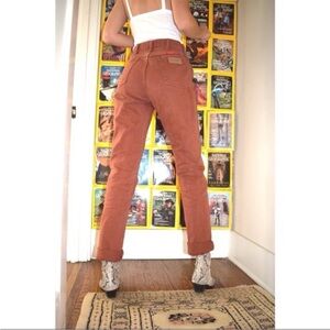 NEW Wrangler | Rare 60s 70s Vintage Rust Orange Straight-Leg Jeans